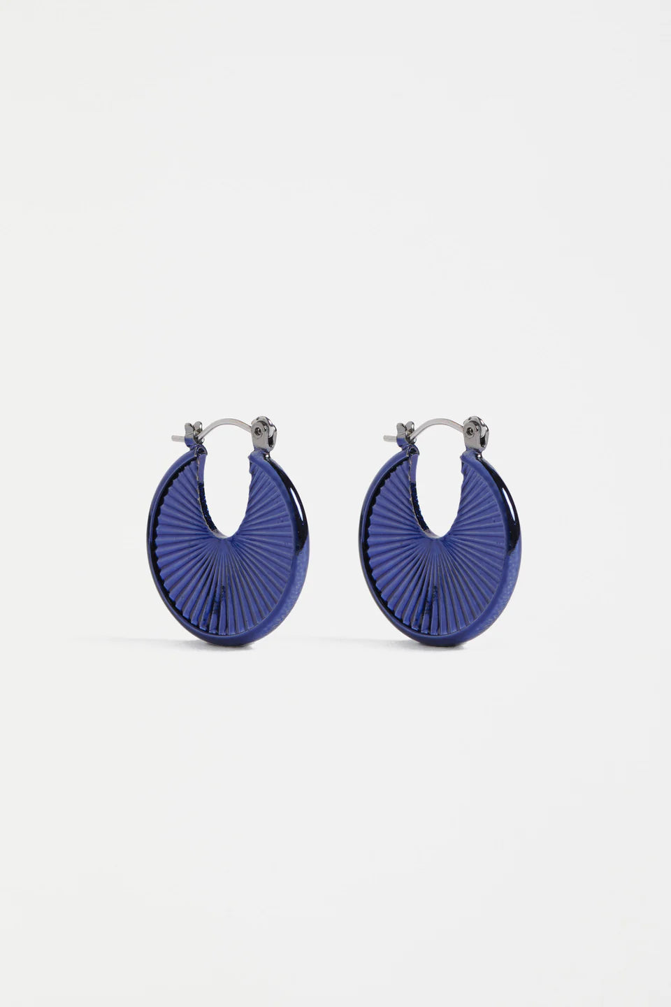 Elk The Label - Saku Hoop Earring - Navy