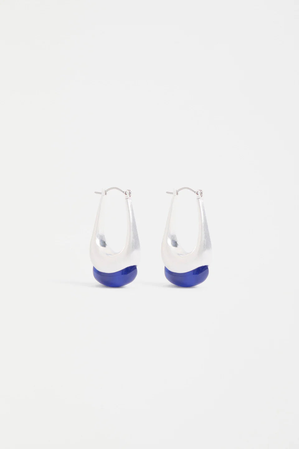 Elk The Label - Korvvo Long Hoop Earring - Blue
