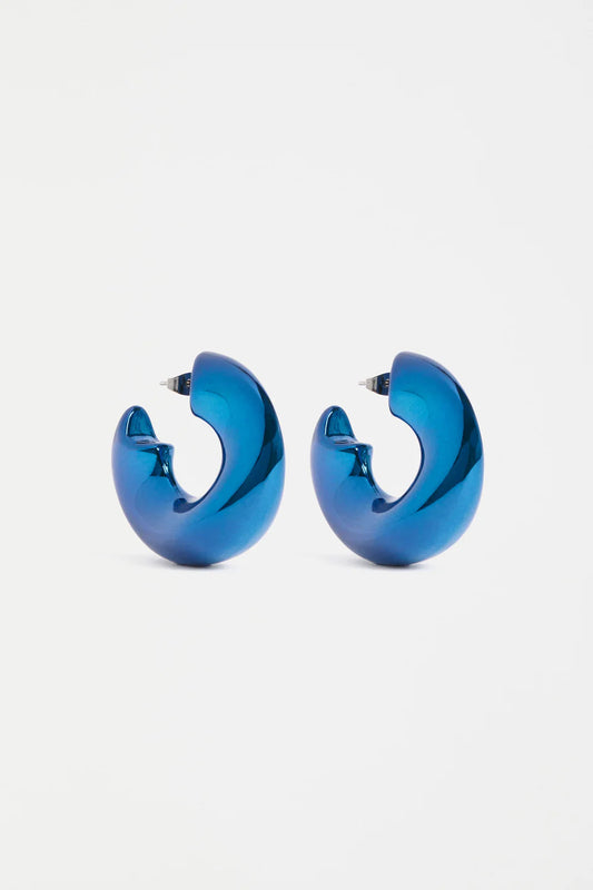 Elk The Label - Askla Hoop Earring - Navy