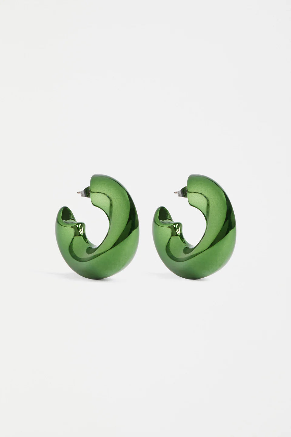 Elk The Label - Askla Hoop Earring - Milan Green