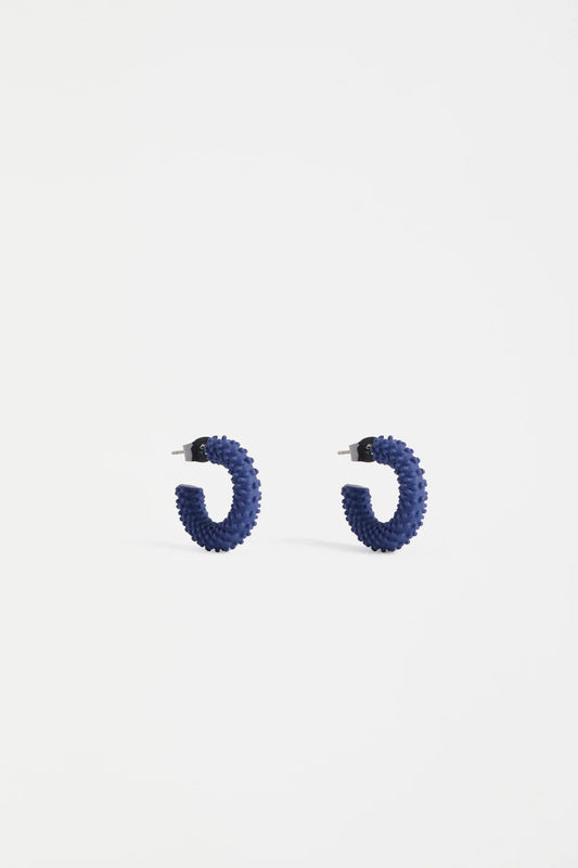 Elk The Label - Ekstaa Mini Hoop Earring - Navy