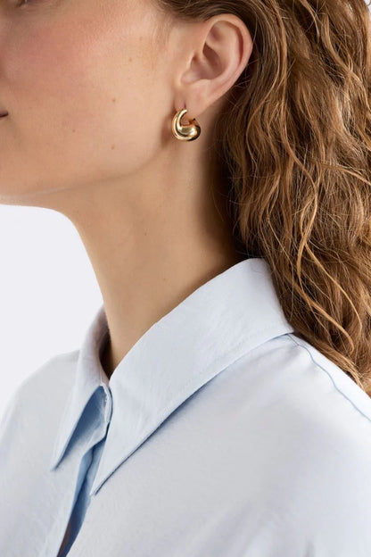 Elk The Label - Aisem Mini Hoop Earring - Silver