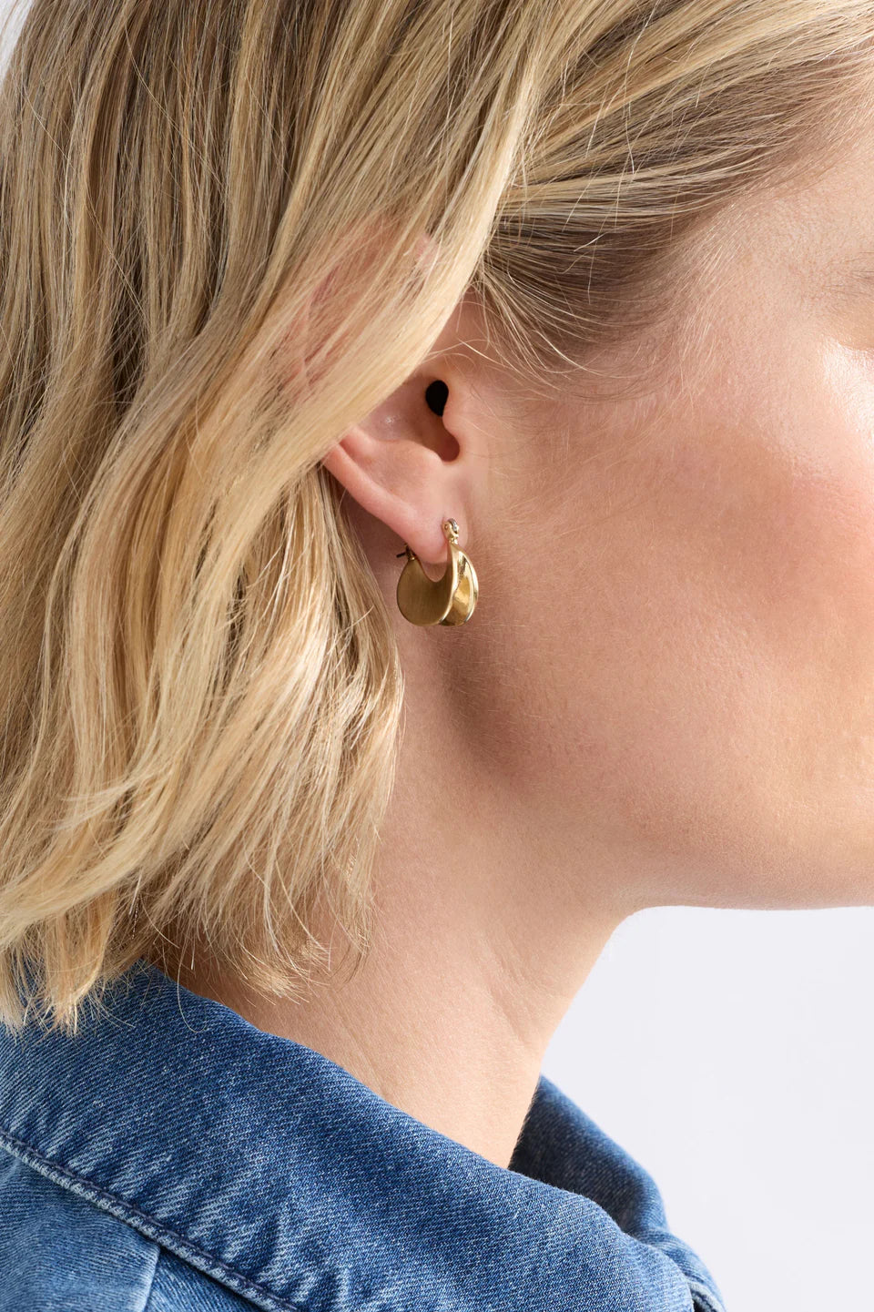 Elk The Label - Apenn Small Hoop Earring - Silver