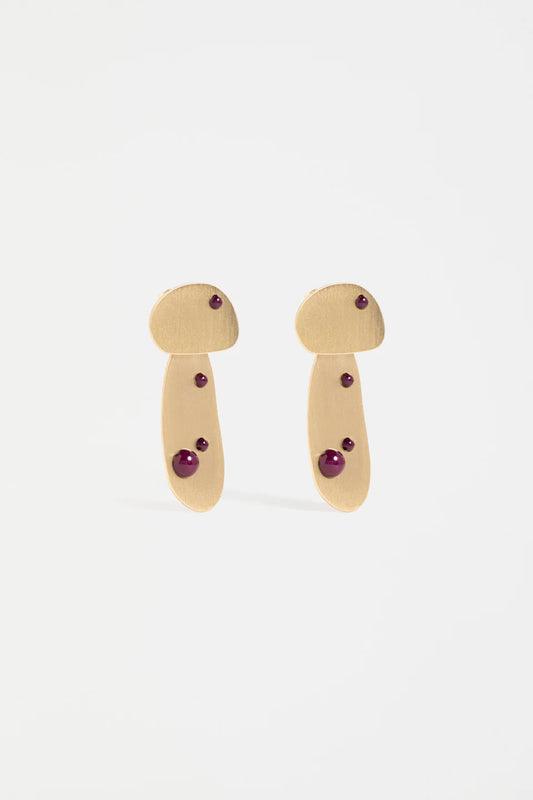 Elk The Label - Erel Drop Earring - Blue Steel
