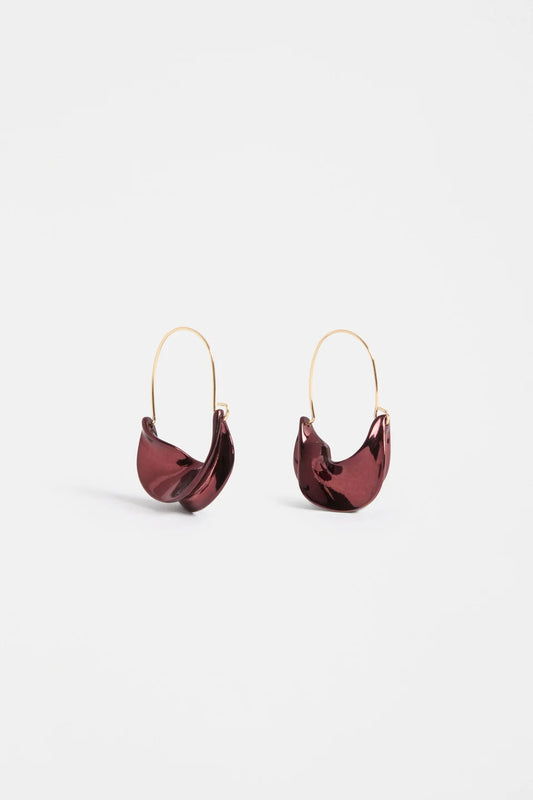 Elk The Label - Siita Hoop Earring - Espresso