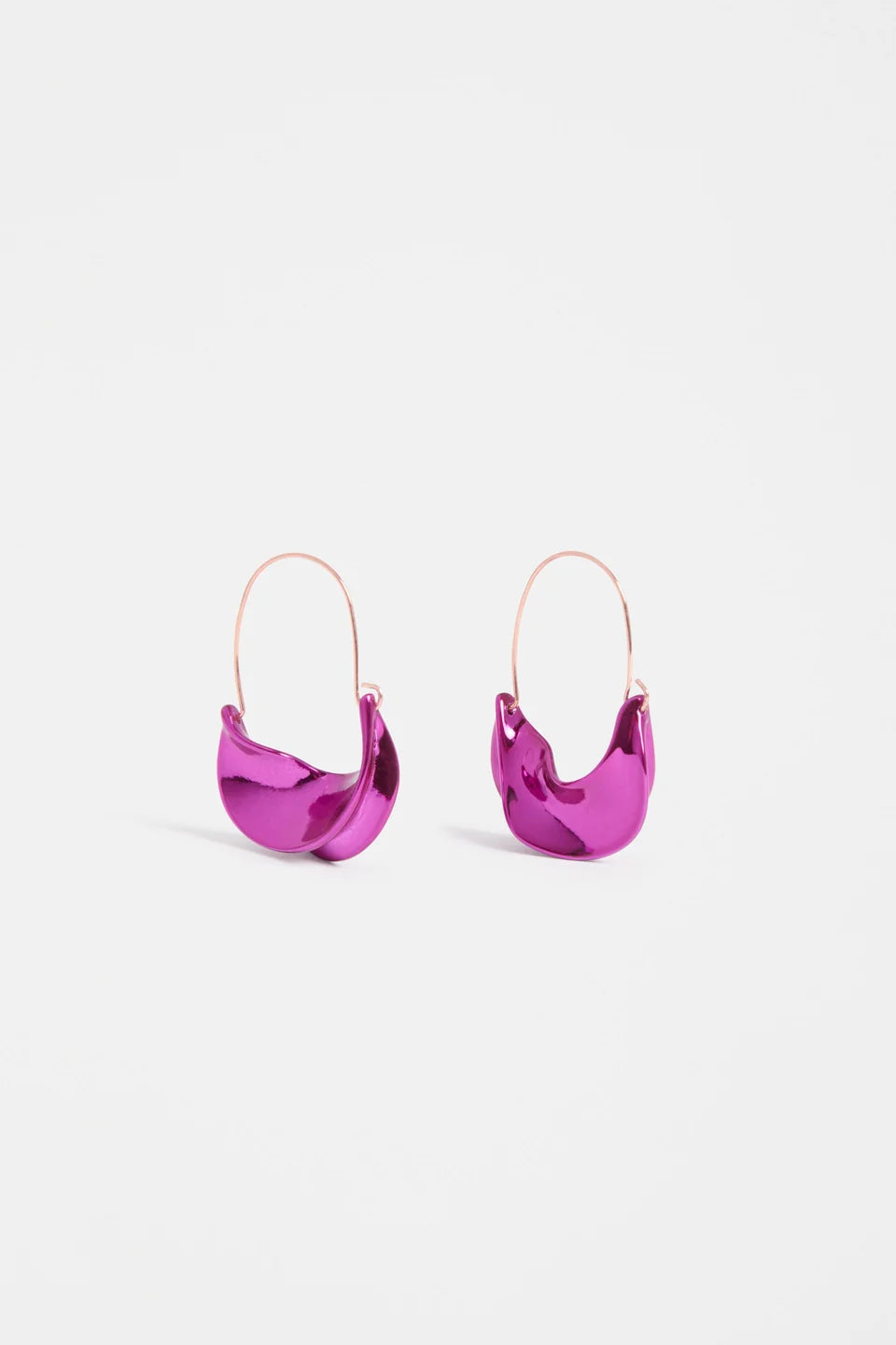Elk The Label - Siita Hoop Earring - Fushia