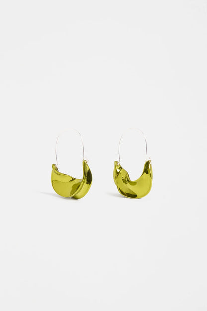 Elk The Label - Siita Hoop Earring - Artichoke