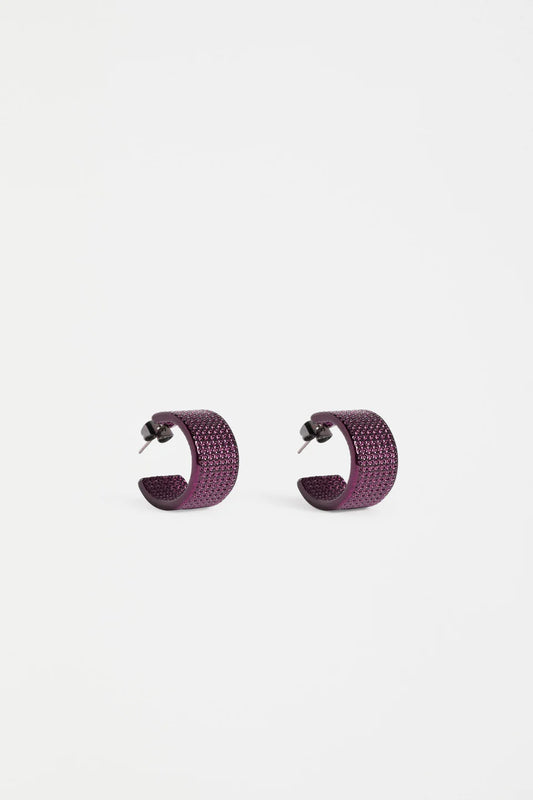 Elk The Label - Glynn Small Hoop Earring - Shiraz