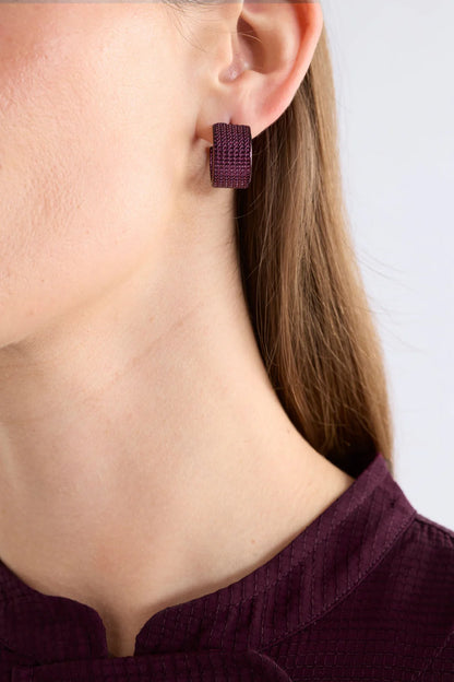 Elk The Label - Glynn Small Hoop Earring - Shiraz