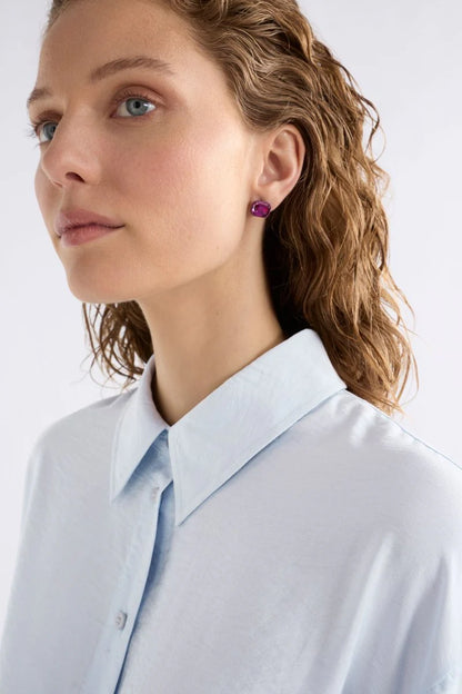 Elk The Label - Jule Mini Stud Earring - Fuchsia
