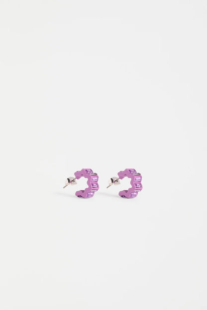 Elk The Label - Jolle Mini Hoop Earring - Violet