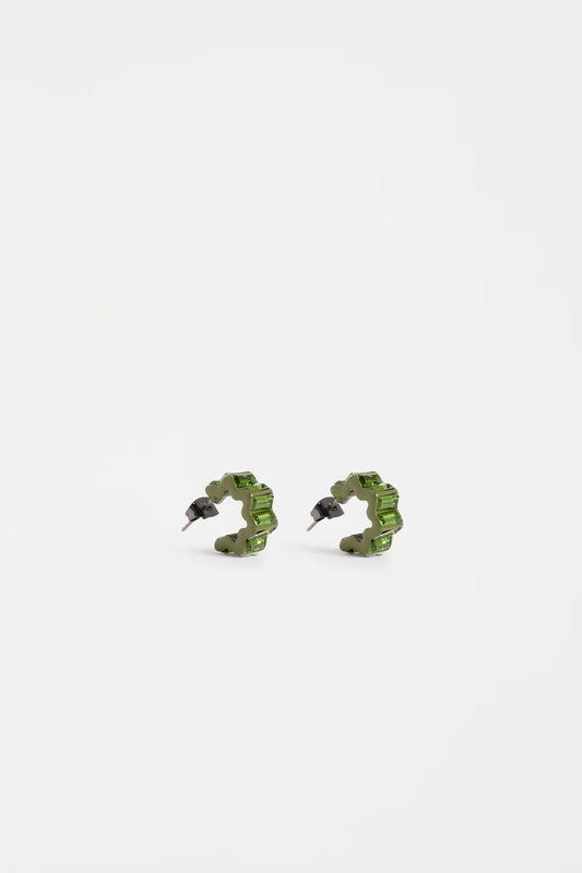 Elk The Label - Jolle Mini Hoop Earring - Artichoke