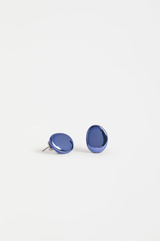 Elk The Label - Atur Mini Stud Earring - Dusk Blue