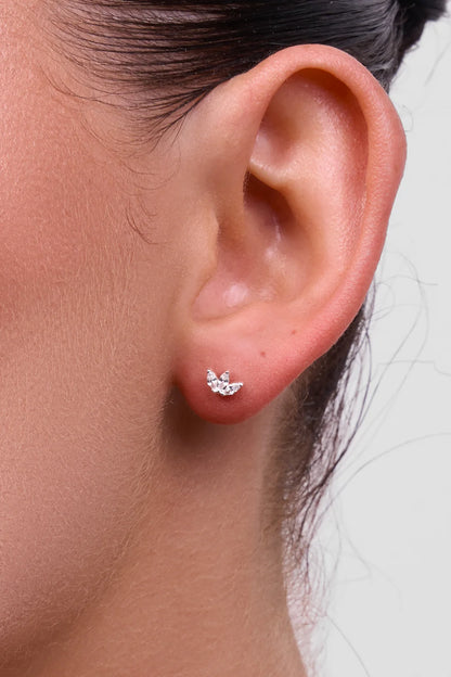 Liberte - Petite Bud - Silver - Earring