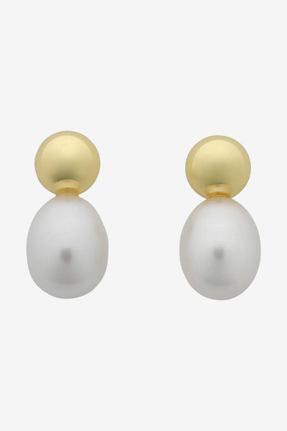 Liberte - Cove Pearl Earring - Gold