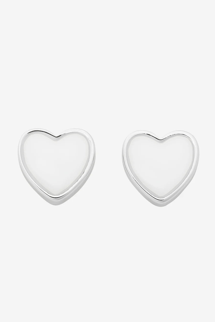 Liberte - Myra Heart Stud - Silver