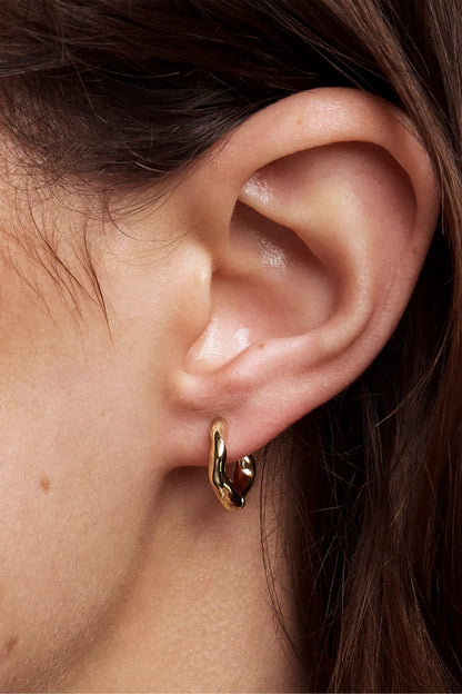Liberte - Hunter Huggie Earring - Gold