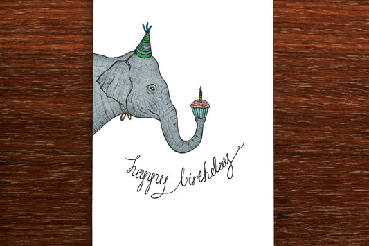The Nonsense Maker - Greeting Card - Birthday Elephant