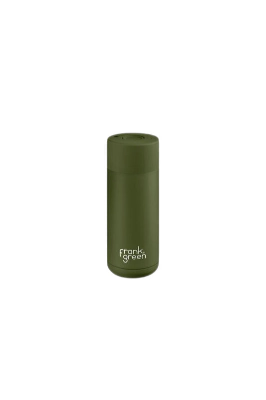 Frank Green - Reusable Cup 16Oz/475Ml Khaki Home & Garden > Kitchen Dining Food Beverage Carriers
