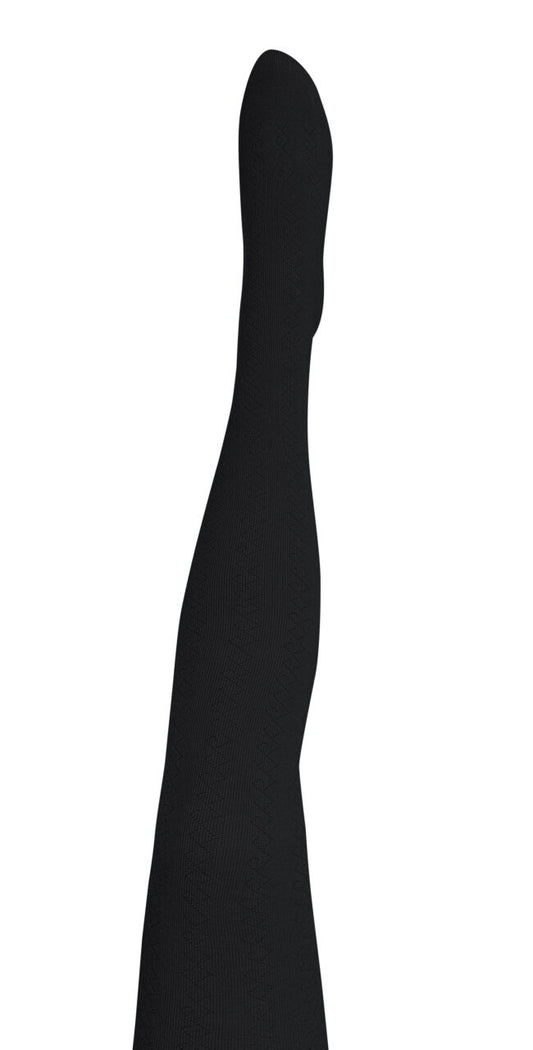 Tightology - Merino Wool Tights - Geo Black -