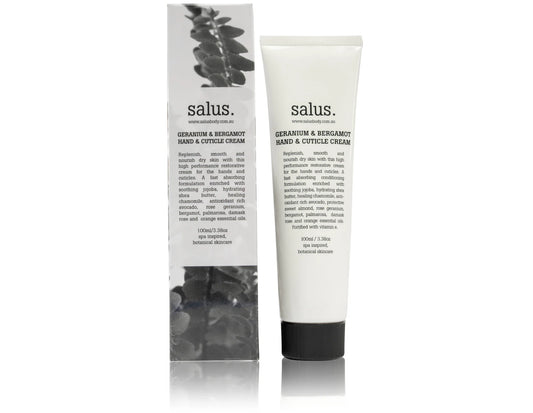 Salus - Hand & Cuticle Cream - Geranium & Bergamot 100ml