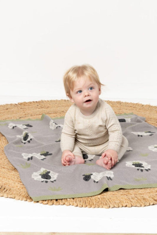 Indus Design - Baby Blanket - Lucie Lamb