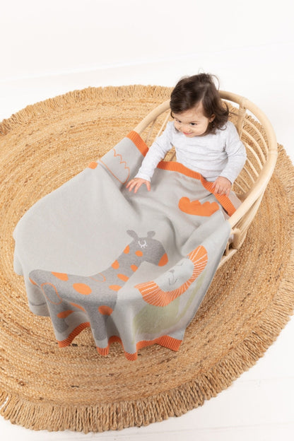 Indus Design - Baby Blanket Jungle Buddies & Toddler > Swaddling Receiving Blankets
