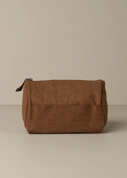 Saarde - Journey Toiletry Canvas Bag - Cinnamon