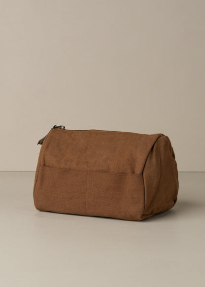 Saarde - Journey Toiletry Canvas Bag - Cinnamon
