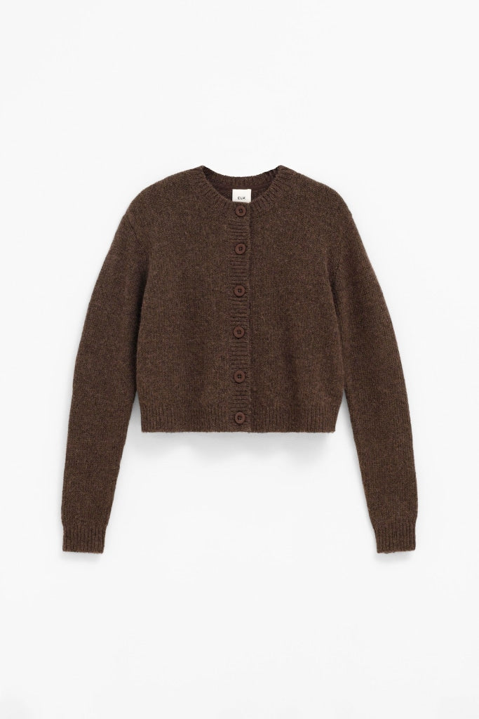 Elk The Label - Kabrit Cardigan Cocoa Apparel & Accessories > Clothing Shirts Tops