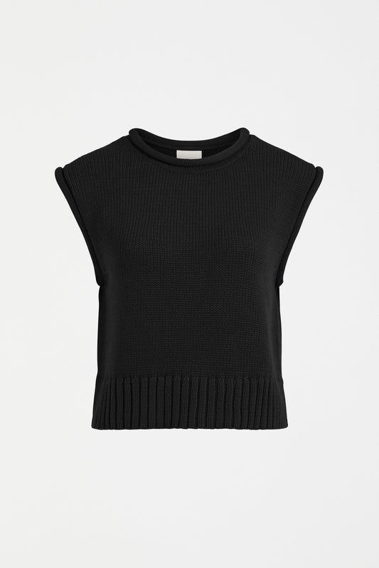 Elk The Label - Lunel Knit Vest - Black