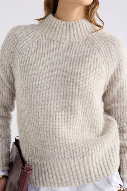 Elk The Label - Aleph Sweater - Oatmeal Melange