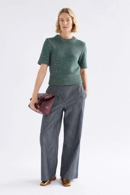 Elk The Label - Luft Lurex Knit - Sage/gold