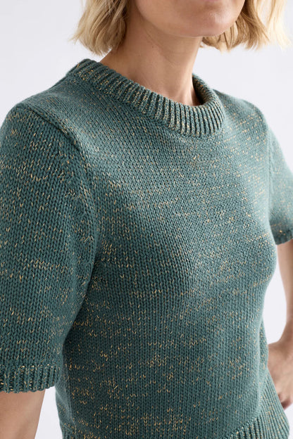 Elk The Label - Luft Lurex Knit - Sage/gold