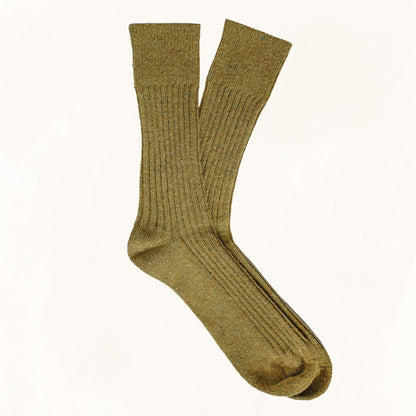 Klue - Socks - Wool & Silk - Khaki