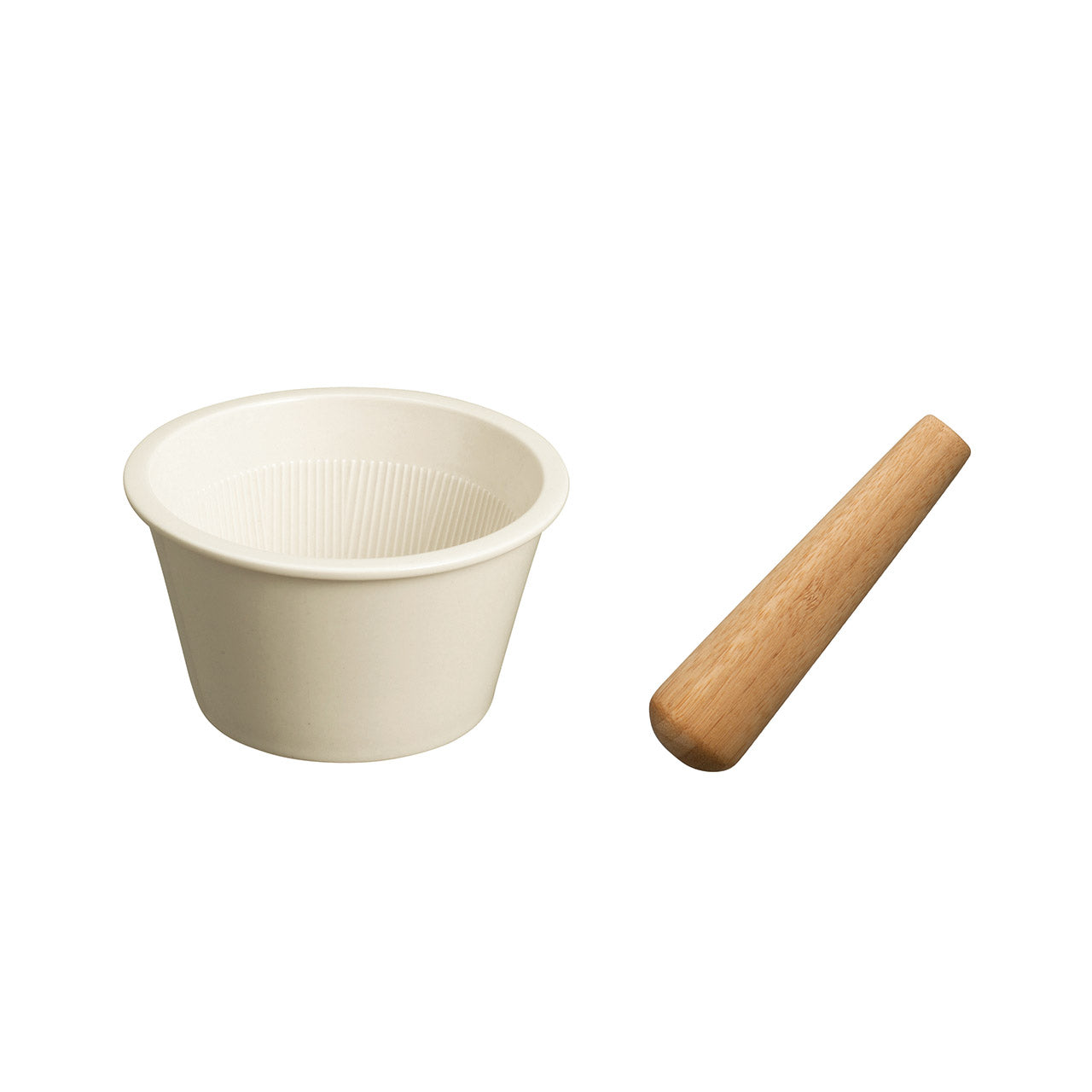 Kinto - Taku - Mortar And Pestle- White