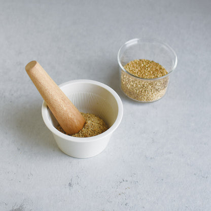 Kinto - Taku - Mortar And Pestle- White