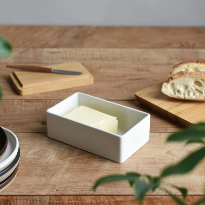 Kinto - Taku - Butter Dish - White