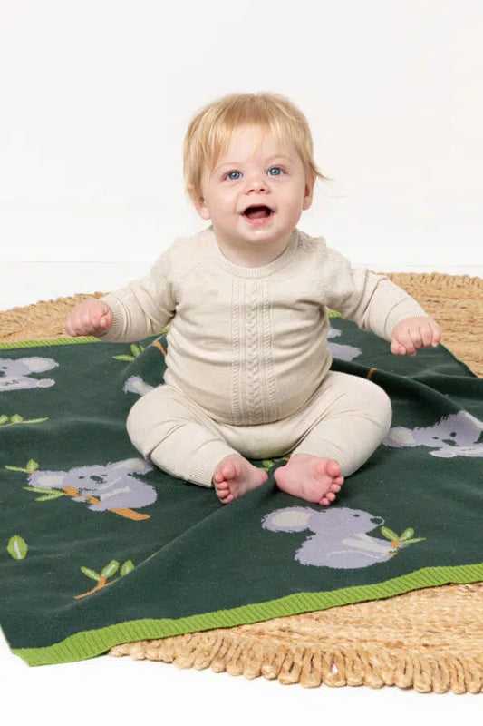 Indus Design - Baby Blanket - Kiki Koala