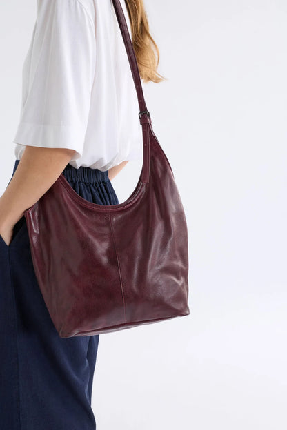 Elk The Label - Gaele Crossbody Bag - Large - Bordeaux
