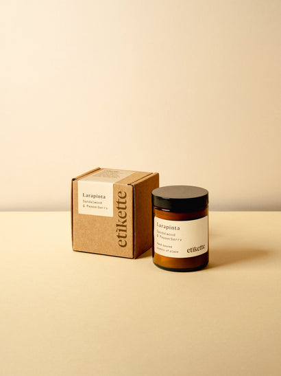 Etikette - Candle - Larapinta In Sandalwood & Pepperberry - 175ml