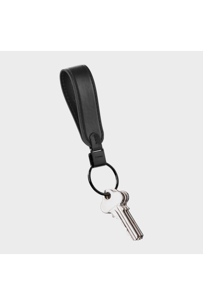 Orbitkey - Loop Keychain Leather Black Mens