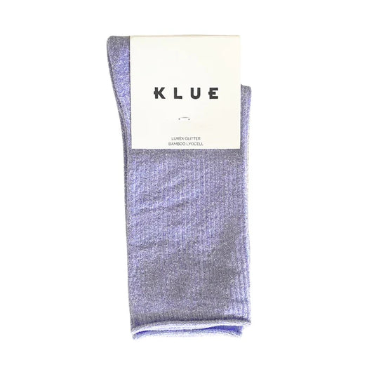 Klue - Glitter Lurex Socks - Lilac