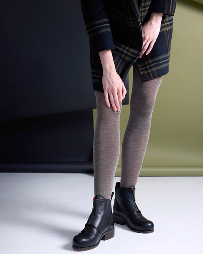 Tightology - Luxe Merino Wool Tights - Fawn