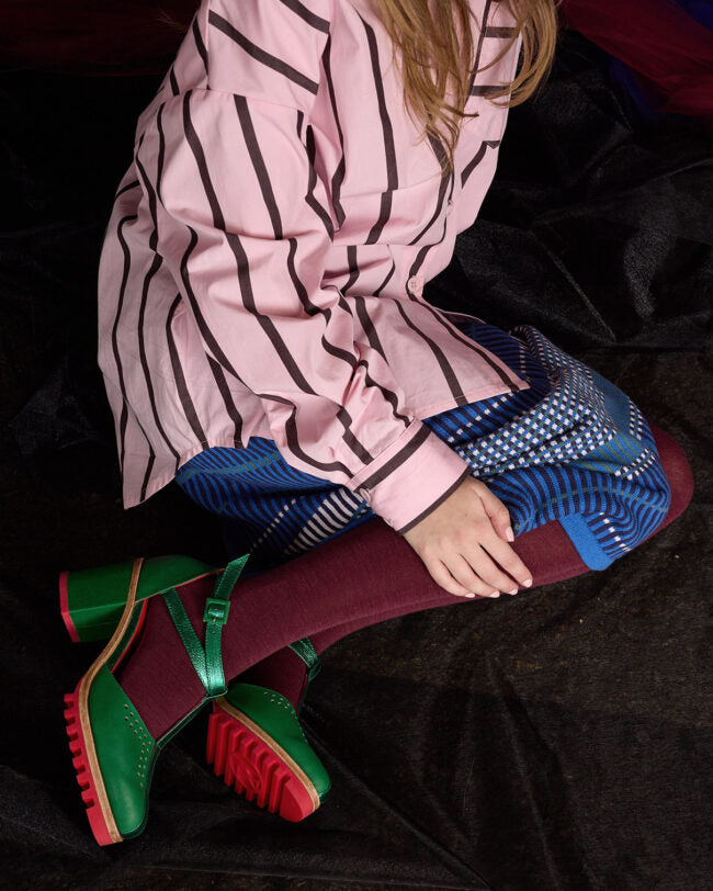 Tightology - Merino Wool Tights - Luxe Wine -