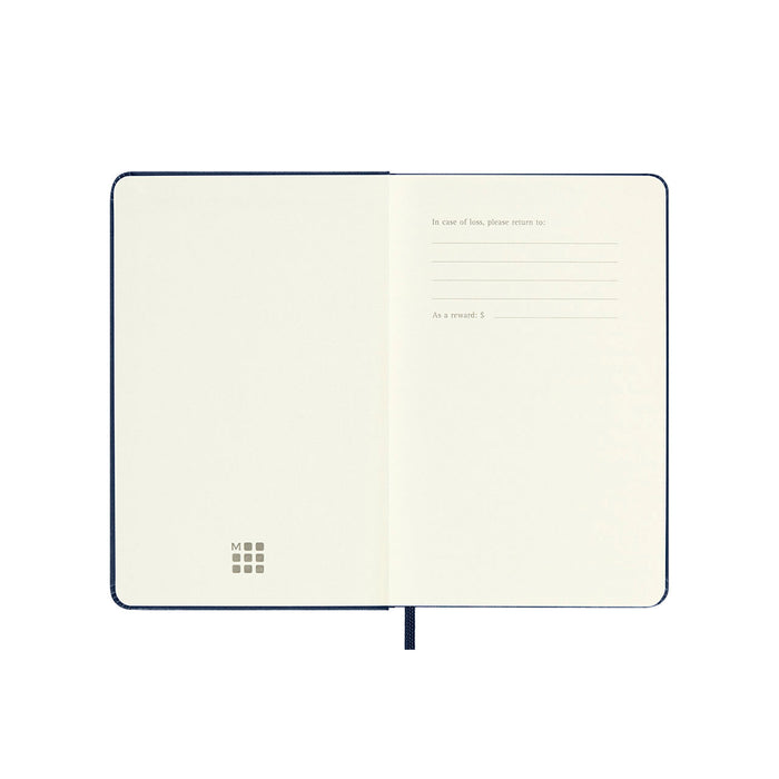Moleskine - 2024 - 12 Month Weekly Notebook - Soft Cover Diary - Pocket - Sapphire Blue