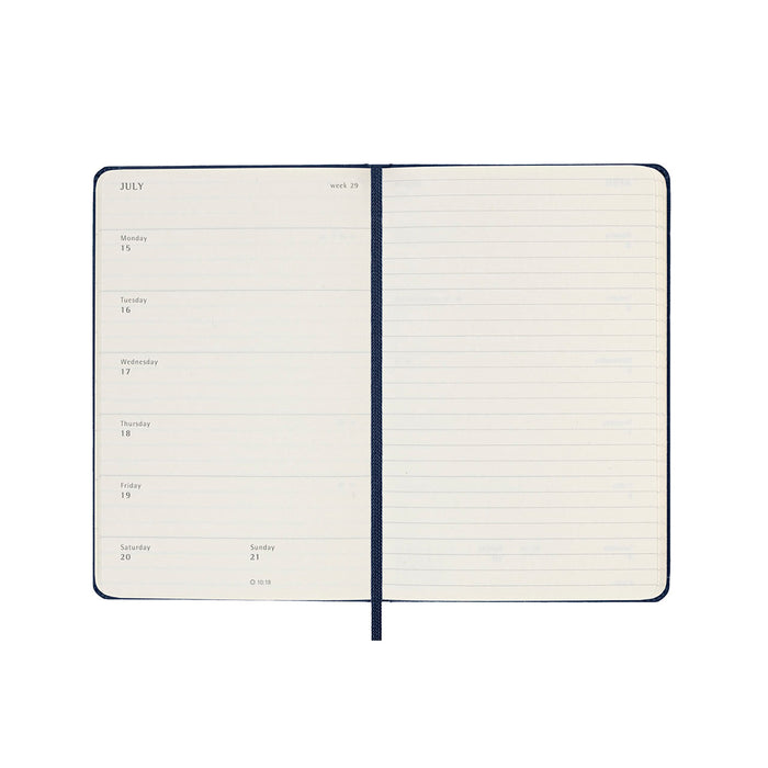 Moleskine - 2024 - 12 Month Weekly Notebook - Soft Cover Diary - Pocket - Black