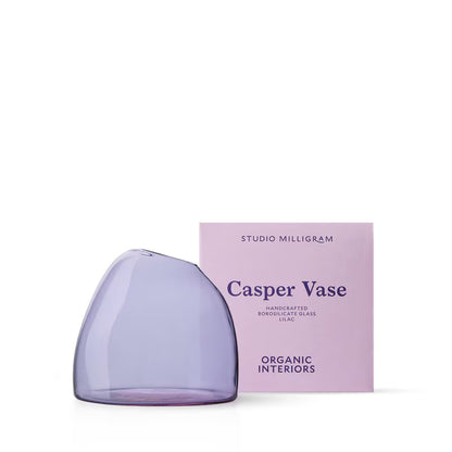 Studio Milligram - Casper Vase - Organic Interiors - Small - Lilac