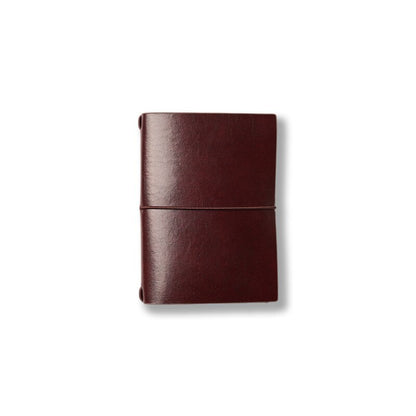 Studio Milligram - Refillable Leather Passport Journal Set - B7 - Burgurdy