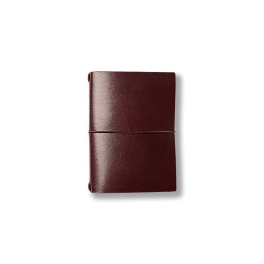 Studio Milligram - Refillable Leather Passport Journal Set - B7 - Burgurdy